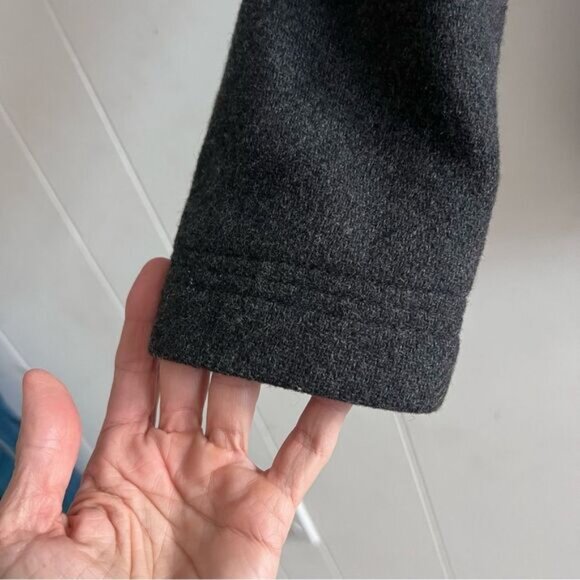 J. Crew Stadium Cloth Nello Gori Double Breasted Wool Pea Coat - Picture 13 of 14